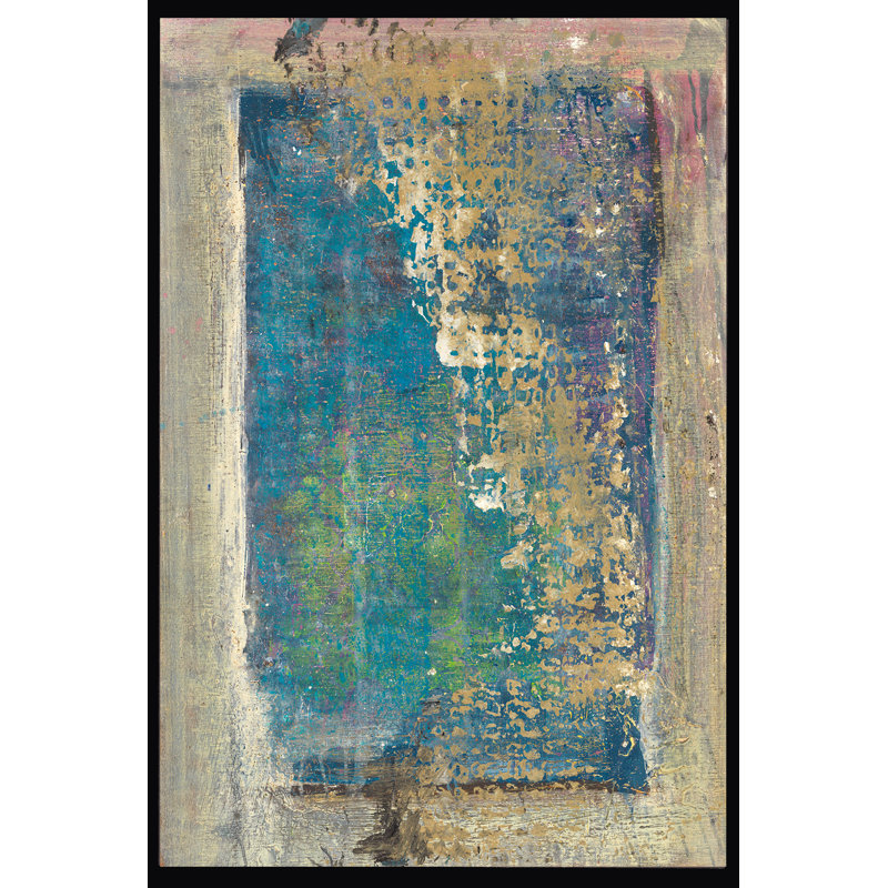 Slippery Slope Painting, Black Framed