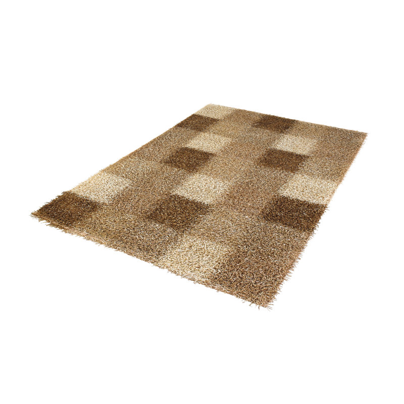 Mali Dori Handmade Shag Beige Rug