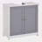 Pedestal Sink Storage Cabinet, Vanity Base Cabinet, Under Sink Bathroom Cabinet With U-Shape Cut-Out And Adjustable Internal Shelf