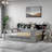 Multi-functional Daybed With Desk, Trundle And Bookcase-1666060803-1676739165