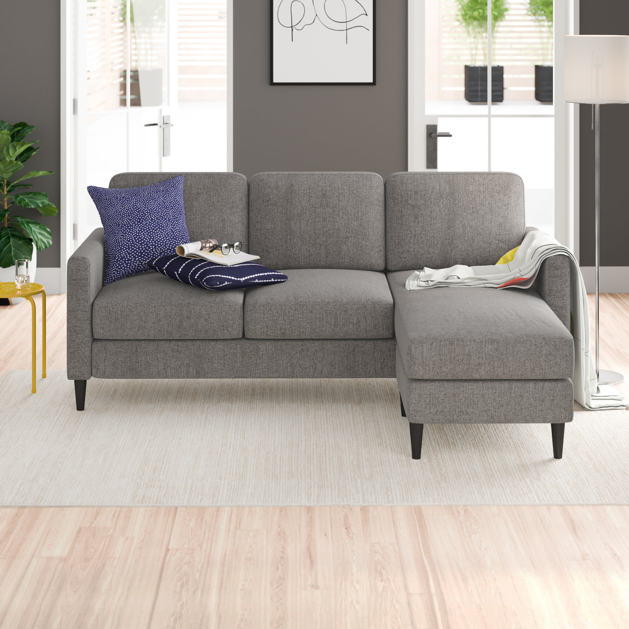 Zipcode Design™ Cazenovia 2 - Piece Upholstered Sectional