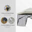 117.6'' W x 117.6'' D Steel Pop-Up Canopy-58241764