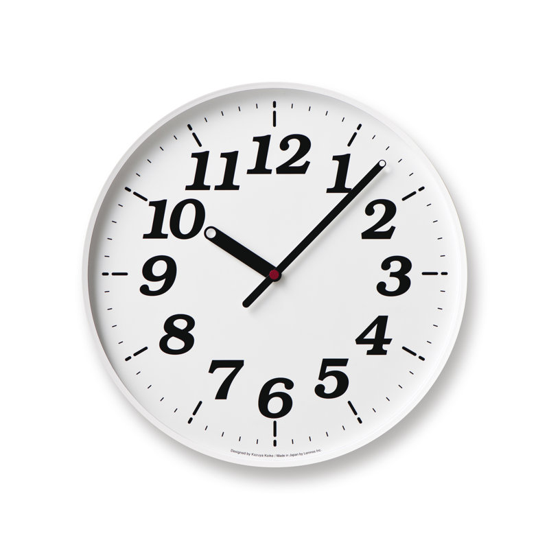 Wall Clock, White