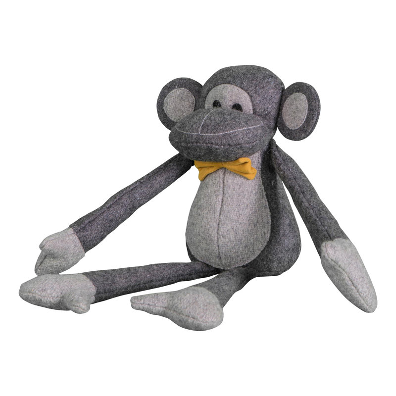 Hartzler Mike Monkey Fabric Floor Door Stop