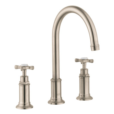 AXOR Montreux Widespread Bathroom Sink Faucet 180 with Cross Handles