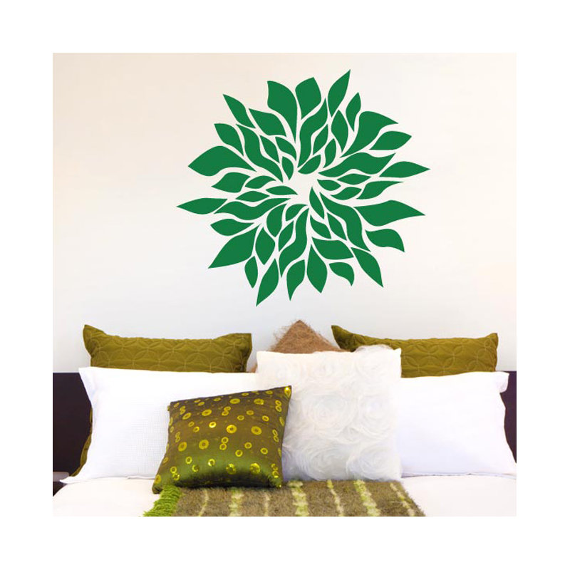 Plants & Flowers Wall Decal, Green