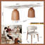 Ensemble de salle à manger 86,6 / 93,7 de style campagnard à double caisson avec table rectangulaire arrondie et chaises rembourrées-2005543307-2005543304