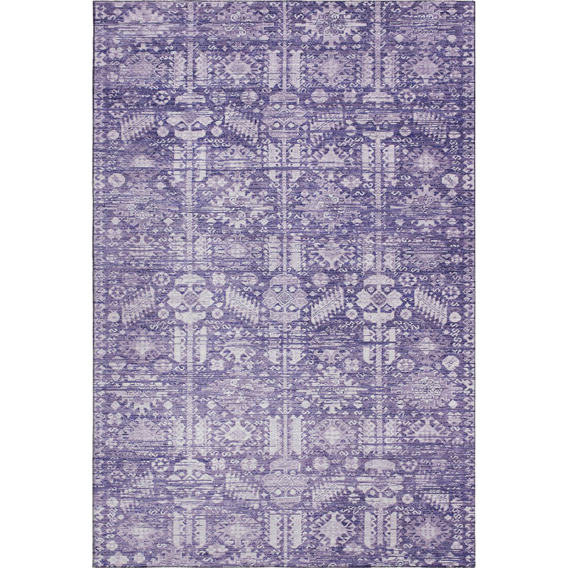 Premium Machine Washable Verlin AMF1771 Global Rug, Rectangle 8' x 10'