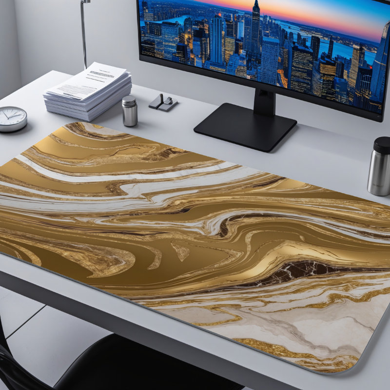 Polyester Desk Pad, 23.6x13.8