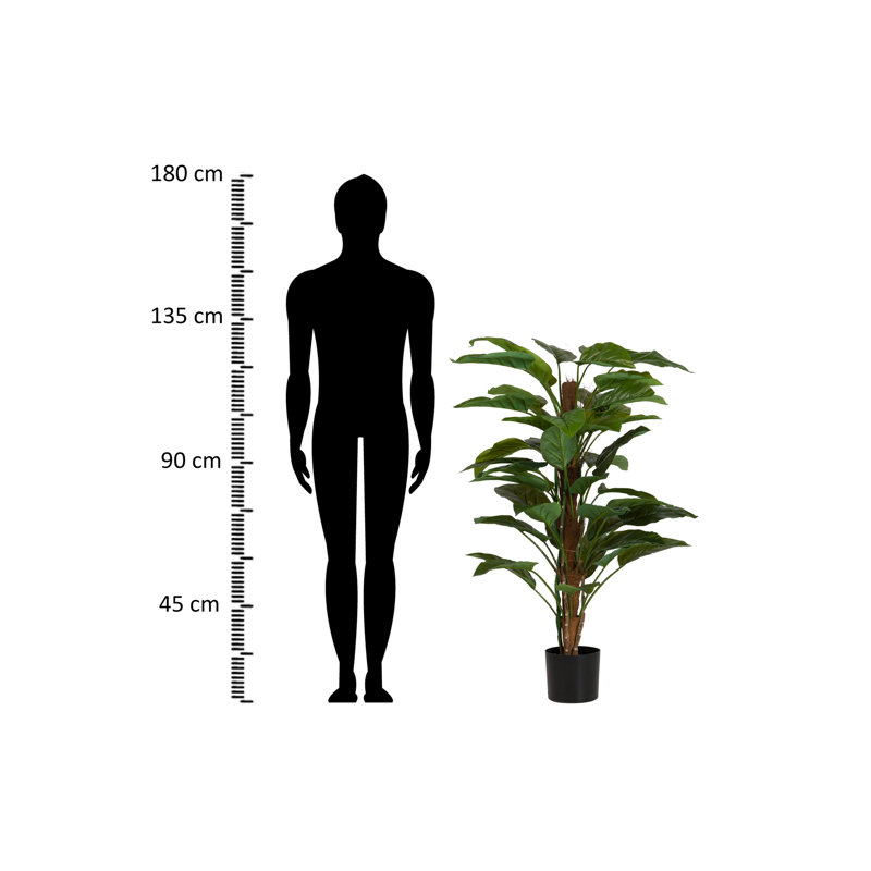 130cm Faux Banana Leaf Plant in Pot
