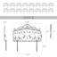Bordure de jardin Evelyne: motif de feuilles et d'oiseaux-120381389-120273542