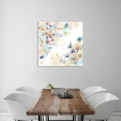Pastel Florals II - impression sur toile tendue
