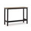Ensemble de 3 tables de comptoir et 2 tabourets de bar Lene, beige et noir Lene