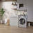 30" W X 22" D Freestanding Honeycomb Aluminum Laundry Sink Cabinet Drop-in Solid Surface Utility Sink-138646439