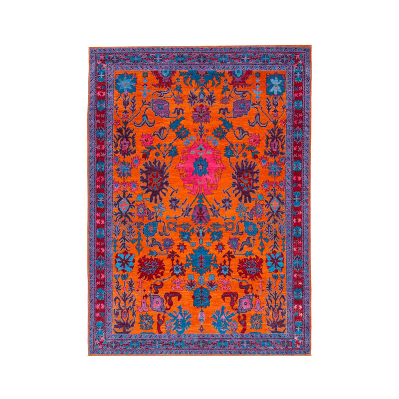 Sareli Performance Washable Oriental Indoor / Outdoor Rug, Runner 2'7" x 9'10"