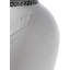 White/Silver Luster 11.81'' Porcelain Jar