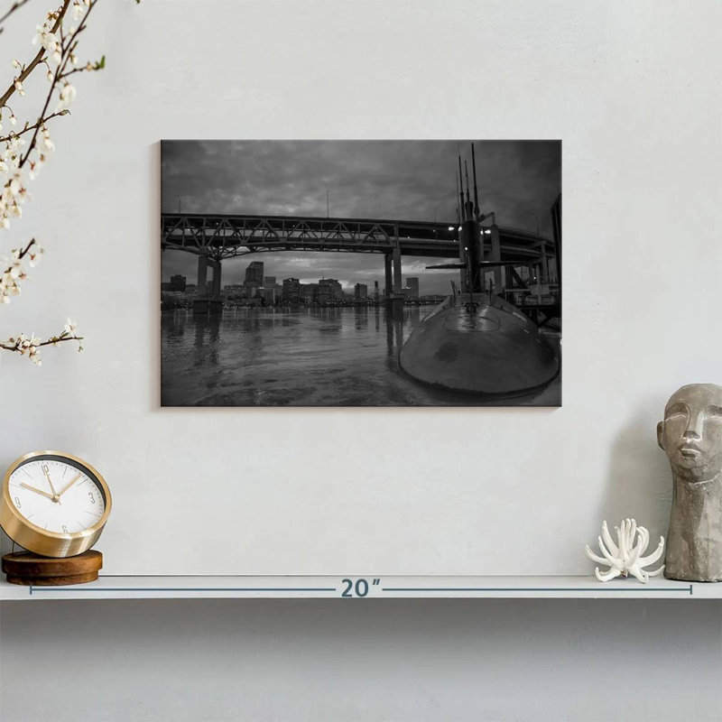 Mait Submarine, 8" H x 12" W