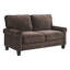 Causeuse en tissu à accoudoirs arrondis 61 po Serta Copenhagen-364238773
