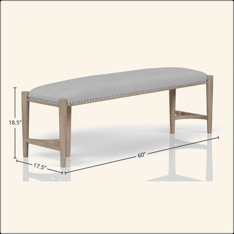 Banc couleur sable
