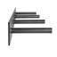 46 Inch Heavy Duty Floating Shelf Bracket, 1 Pack Metal Wall Mount Shelf Support Bracket