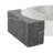 Alexy And Grey Marble Round Geometric Tray With Black Rectangular Blocks-1985440021