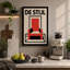 De Stijl Chair Geometric - Wrapped Canvas-987751874-987751887