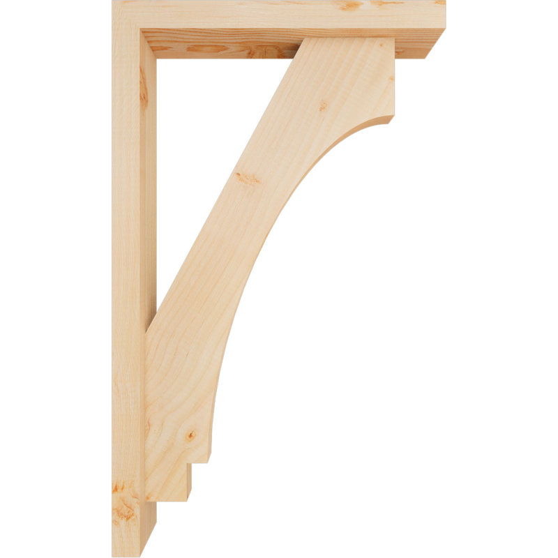 Support de bloc impérial avec entretoise décalée, 30 po x 18 po, Sapin Douglas de l 3 1/2 (lisse)