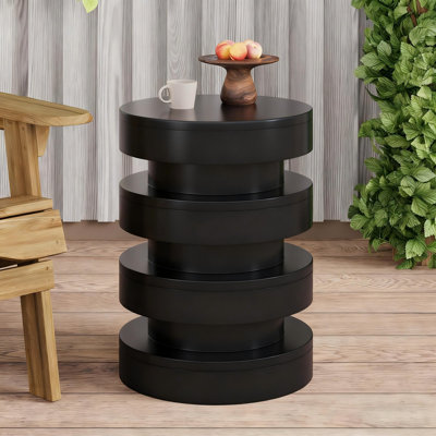 Adison Elegant Patio Round MGO Side Table