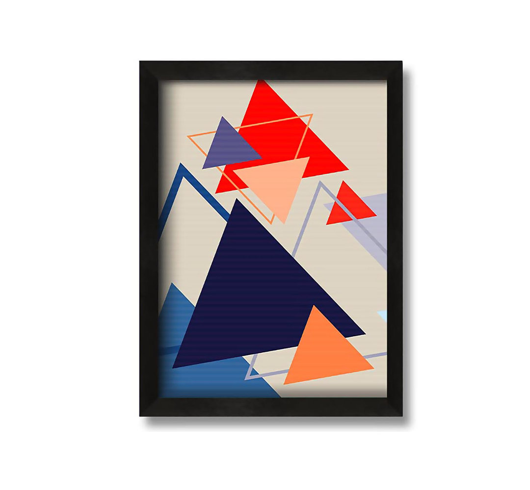 Gerahmtes Leinwandbild Triangle Clash