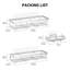 Adhesive Stainless Steel Shower Caddy-1343187223
