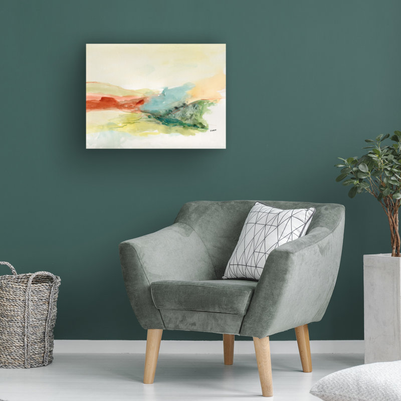 Jan Weiss Land Contours No. 3, art sur toile, H 14 po x l 19 po