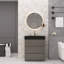 Ensemble de meuble-lavabo simple 29,9 po avec surface solide Codero-1182259294-1182259289