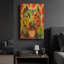 «Sun Ray» par Dean Russo, art mural en métal doré, 16 po x 24 po-2859190