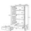 Armoire d'appoint en bois avec tiroir pour un usage domestique polyvalent-1567419548