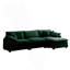 Canapé moderne à 4 places rembourré avec 1 repose-pieds, facile à assembler avec 2 coussins d'accoudoir et 4 coussins décoratifs-122200615