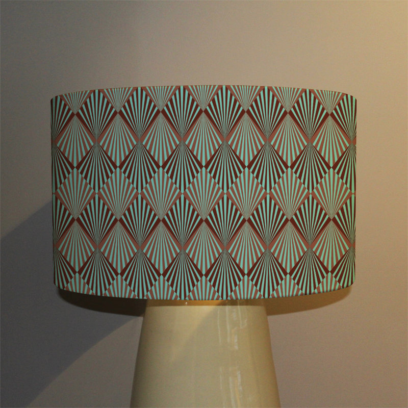 Cotton Drum Lamp Shade ( Uno ), 22cm H x 25cm W x 25cm D