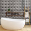 Breianne 15cm W x 15cm L Aluminum Peel and Stick Mosaic Tile-2124024672