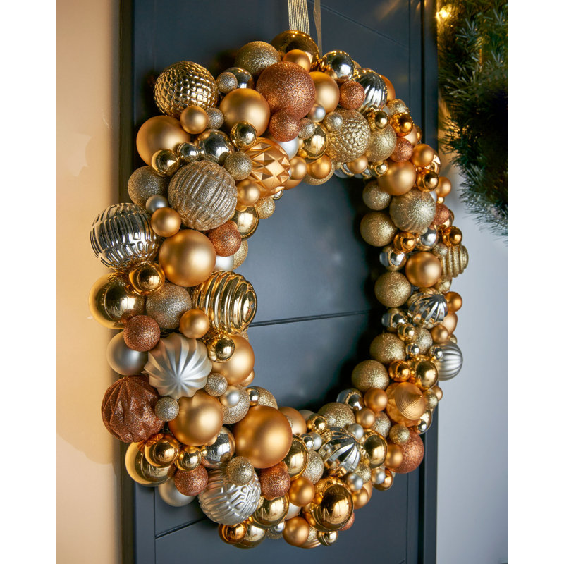 60cm Wreath, Gold