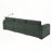 Boneless 96.5'' L-Shaped Sectional Sofa With Storage Ottoman And Pockets, Adjustable Phone Holder, USB Charger-128021632