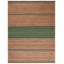 Tapis réversible en jute / coton tissé à la main Trigg-1901983340