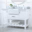 Meuble-lavabo simple 48 po avec dosseret Pelaghia-57367802