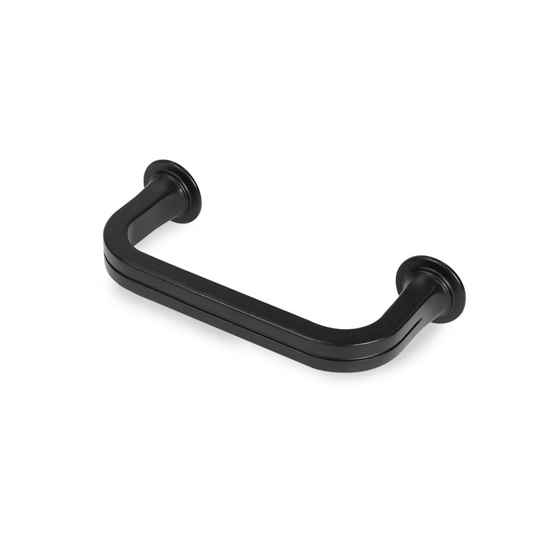 Ensemble de 2 poignées de tiroir Lumi Home Furnishings Classic, noir mat, 3", Noir mat