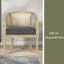 Chaise d'appoint en bois d'hévéa-2044420461