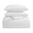 Laura Ashley Waffle Solid White Reversible Comforter Bonus Set-125385521