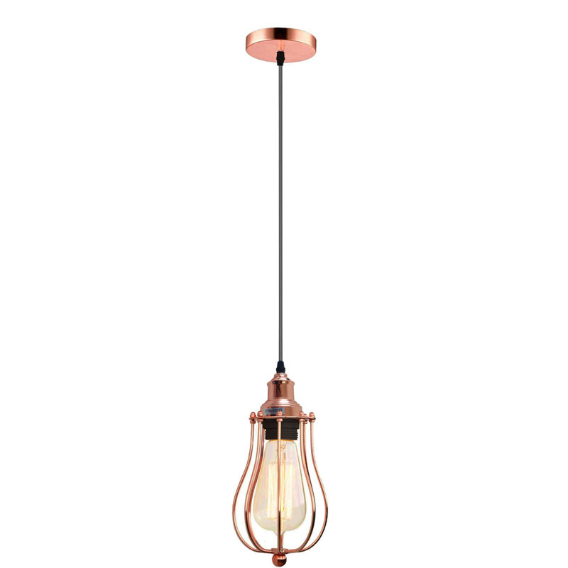 Ariah 1 - Light Rose Gold Pendant