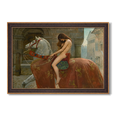 Lady Godiva, 1898-John Collier-Custom Framed Canvas