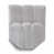 Tissu gris bouclé