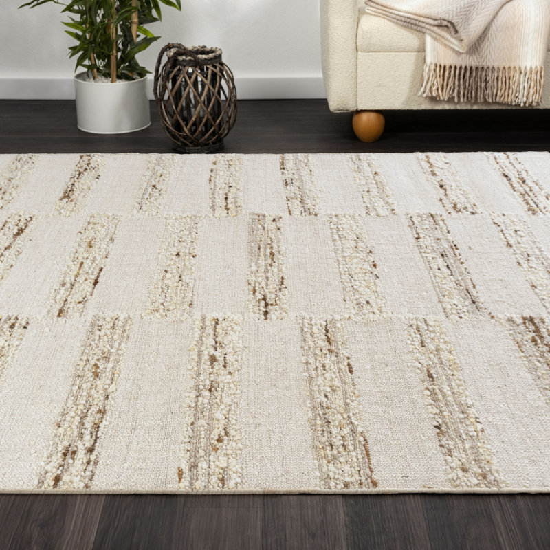 Garvin Checkered Indoor Rug, Rectangle 10' x 14'