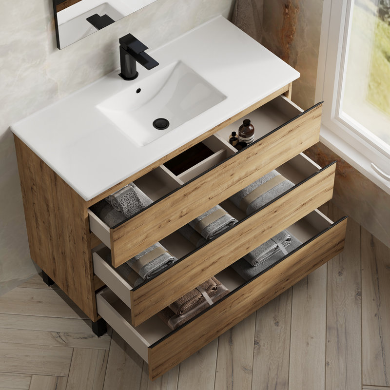 Sabree 1mm Double Bathroom Vanity with Basin