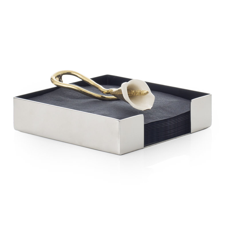 Calla Lily Cocktail Napkin Holder